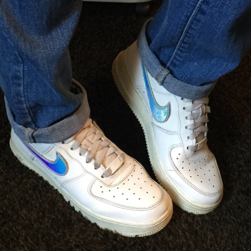 Nike AF1 With interchangeable swoosh signs